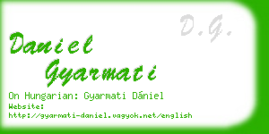 daniel gyarmati business card